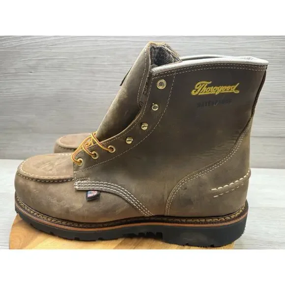 THOROGOOD 1957 SERIES WATERPROOF 8″ CRAZYHORSE MAXWEAR90™ BOOTS 814-3890 14 2E
